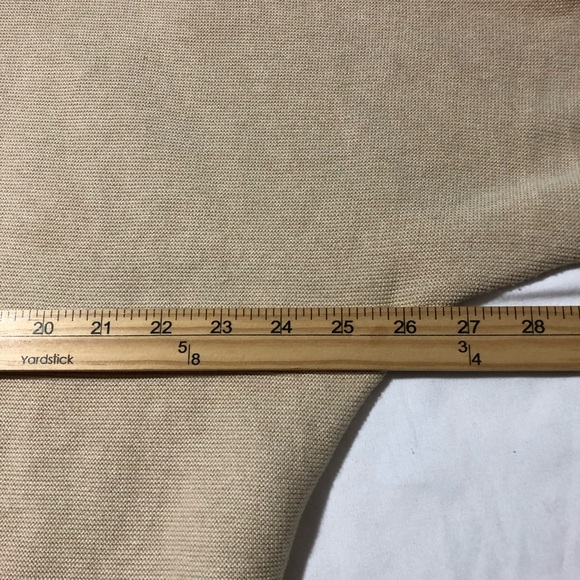 Quince lightweight cotton cashmere link stitch dolman sweater Heather oatmeal XL - Picture 7 of 10